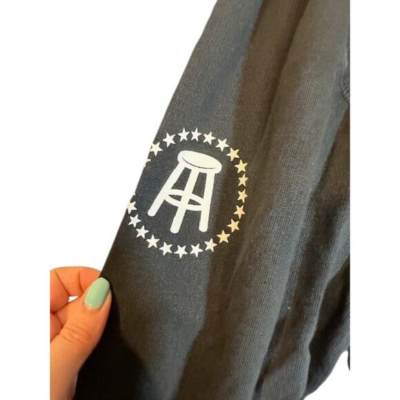 Barstool Chicks Black Call Her Daddy Hooded Cropped Sweatshirt Women Sz S - Picture 5 of 8